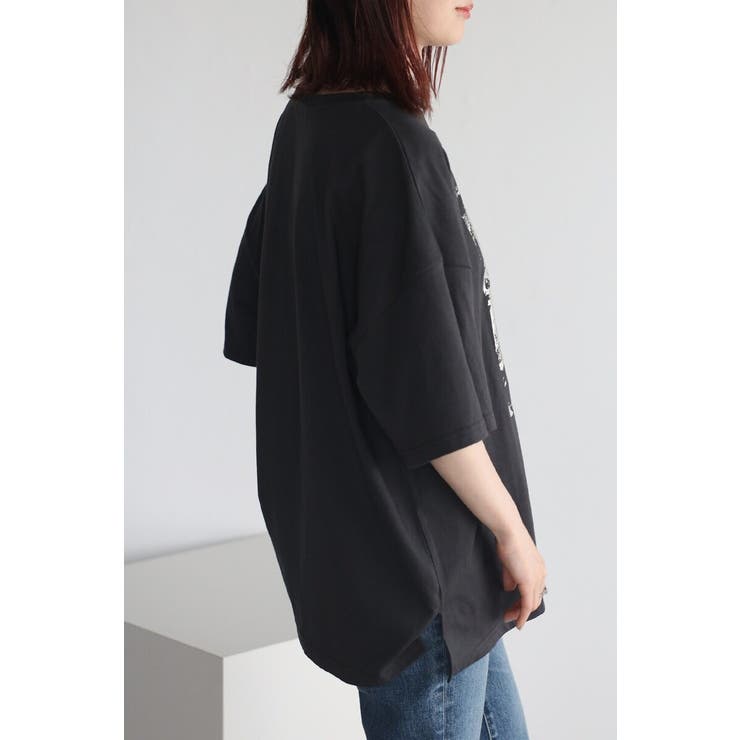 箔プリントビッグシルエットTシャツ 77-003694 | BONJOUR SAGAN | 詳細画像15 