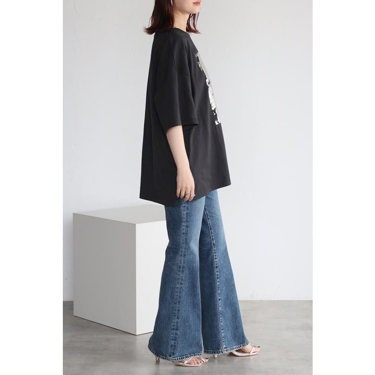 箔プリントビッグシルエットTシャツ 77-003694 | BONJOUR SAGAN | 詳細画像16 