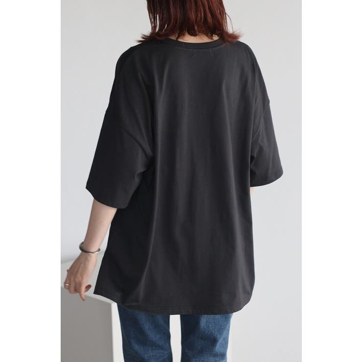 箔プリントビッグシルエットTシャツ 77-003694 | BONJOUR SAGAN | 詳細画像17 