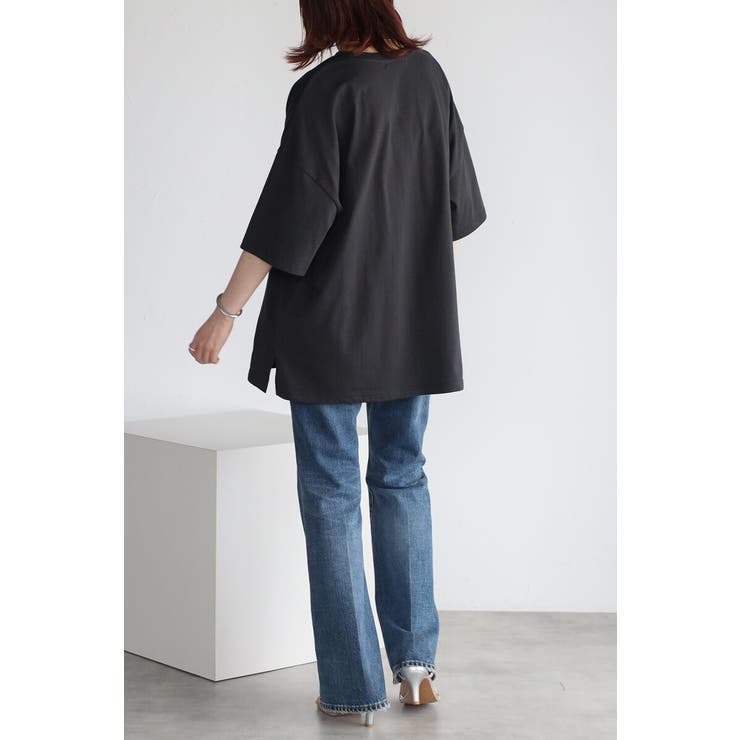 箔プリントビッグシルエットTシャツ 77-003694 | BONJOUR SAGAN | 詳細画像18 