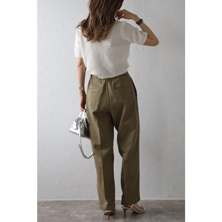 スクエアポケットブークレニット半袖カーディガン 77-003712 | BONJOUR SAGAN | 詳細画像11 