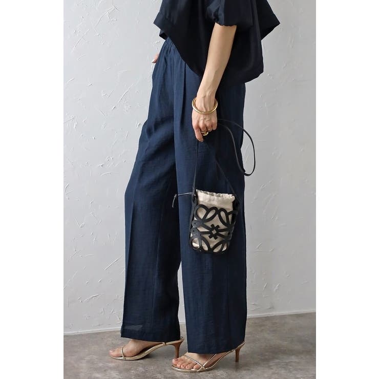 リネン混リラックスワイドパンツ 77-003714 | BONJOUR SAGAN | 詳細画像10 