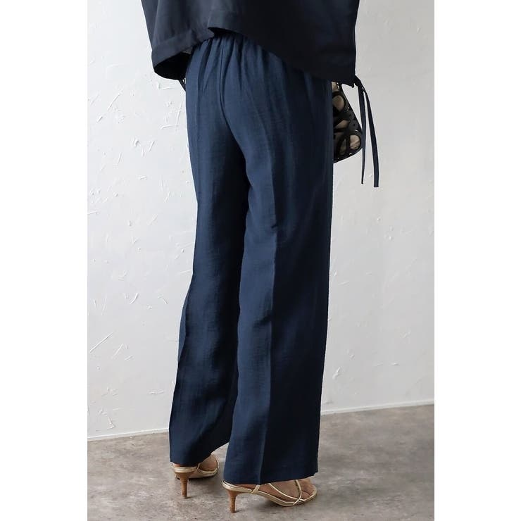 リネン混リラックスワイドパンツ 77-003714 | BONJOUR SAGAN | 詳細画像12 