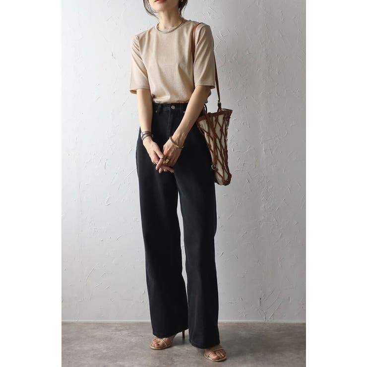 クルーネックラメTシャツ 77-003715 | BONJOUR SAGAN | 詳細画像17 