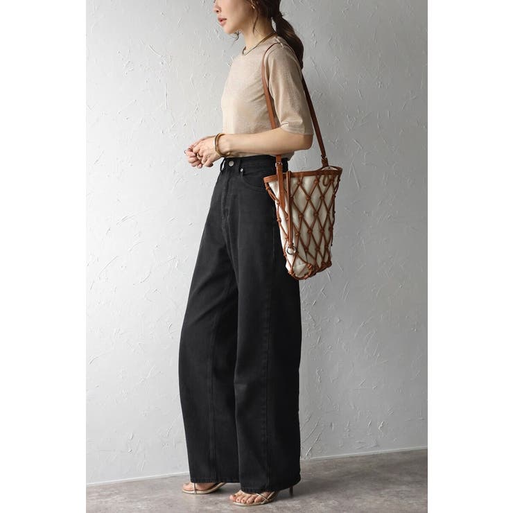 クルーネックラメTシャツ 77-003715 | BONJOUR SAGAN | 詳細画像19 