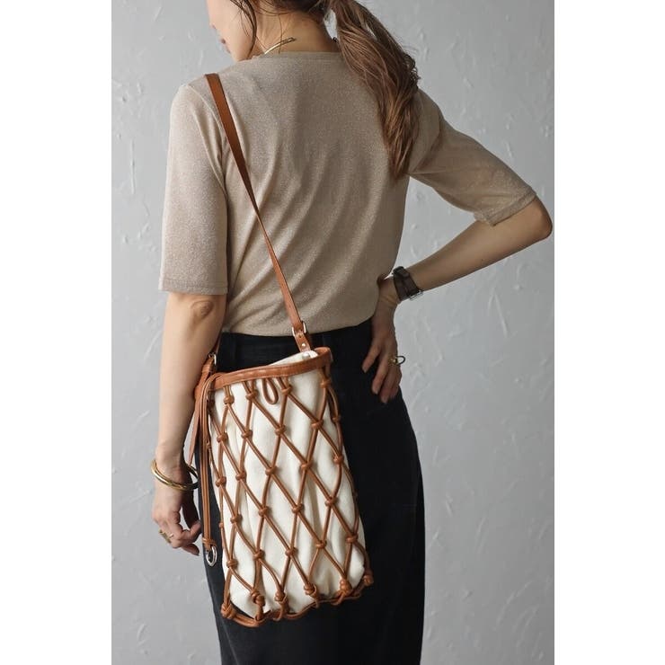 クルーネックラメTシャツ 77-003715 | BONJOUR SAGAN | 詳細画像20 