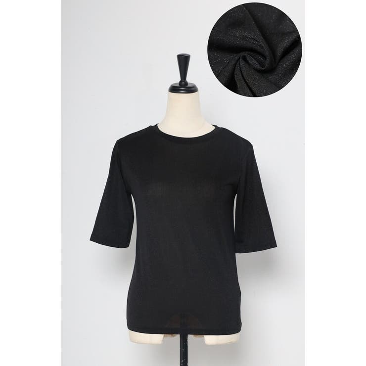 クルーネックラメTシャツ 77-003715 | BONJOUR SAGAN | 詳細画像29 