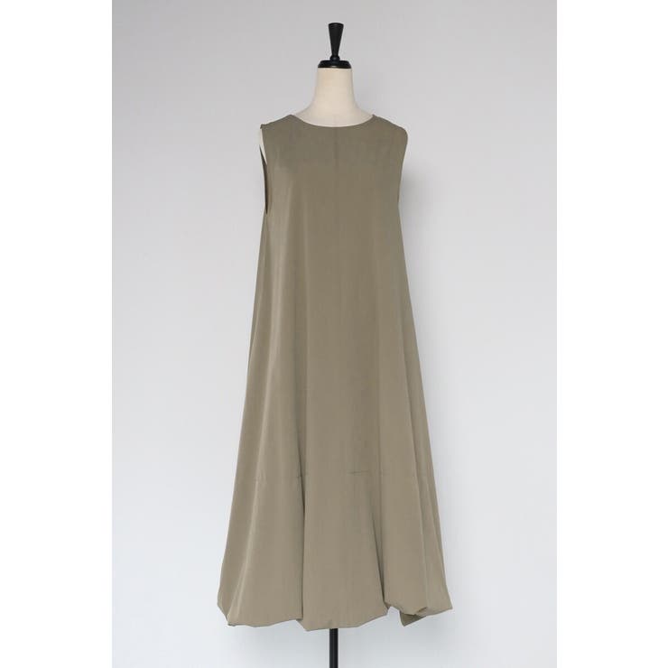 【接触冷感＋UVカット+撥水加工】裾バルーン撥水ノースリワンピ | BONJOUR SAGAN | 詳細画像49 