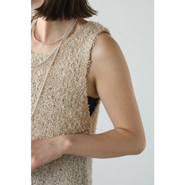 リボンヤーンニットベスト 77-003789 | BONJOUR SAGAN | 詳細画像7 