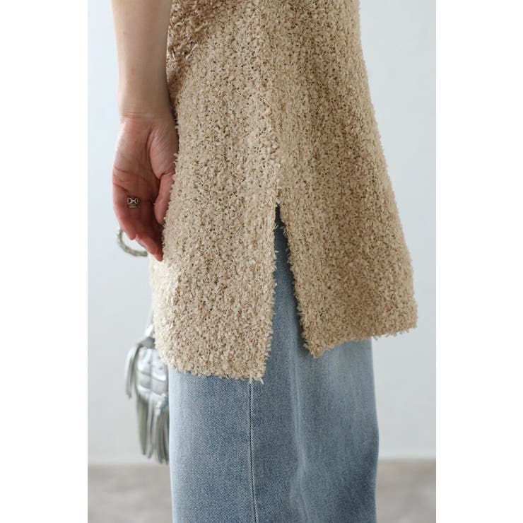 リボンヤーンニットベスト 77-003789 | BONJOUR SAGAN | 詳細画像8 