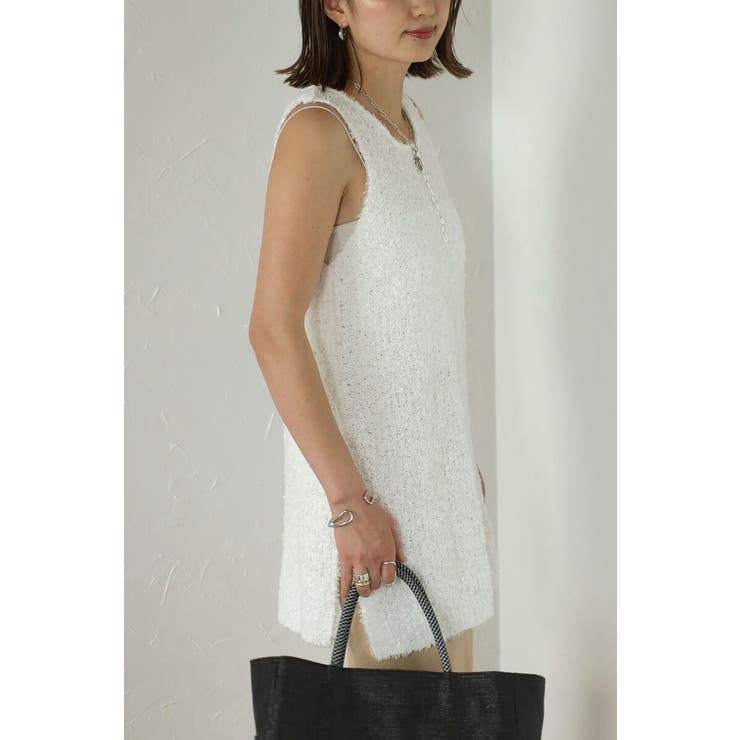 リボンヤーンニットベスト 77-003789 | BONJOUR SAGAN | 詳細画像17 