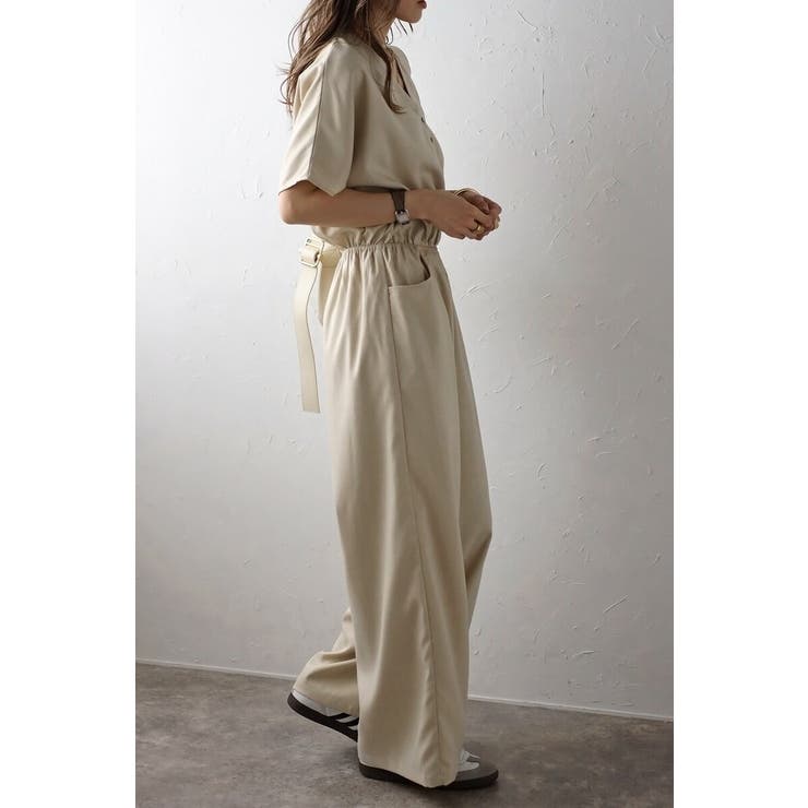 ウエスト切替Vネックオールインワン 77-003799 | BONJOUR SAGAN | 詳細画像16 