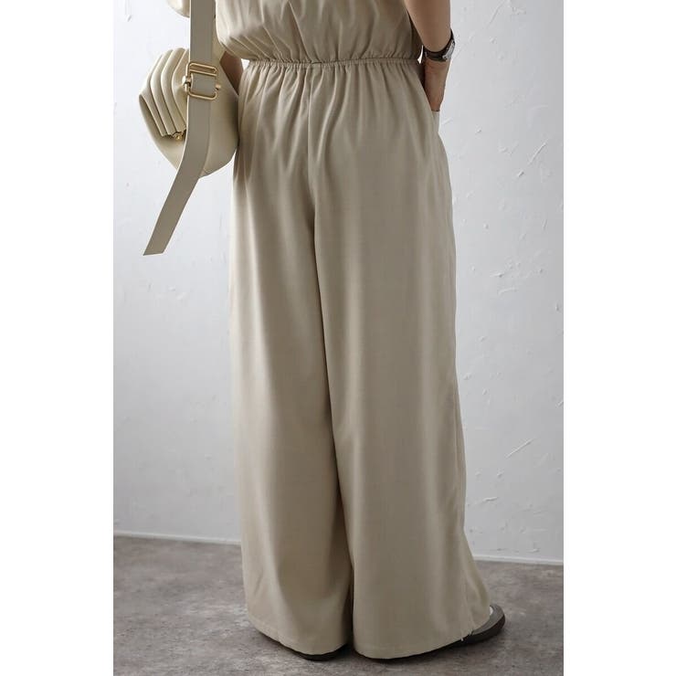 ウエスト切替Vネックオールインワン 77-003799 | BONJOUR SAGAN | 詳細画像22 