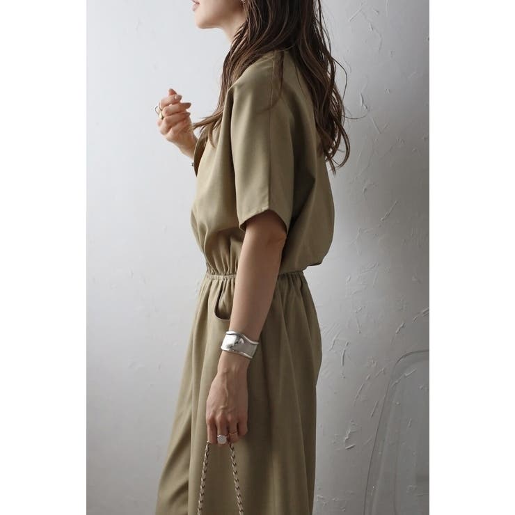 ウエスト切替Vネックオールインワン 77-003799 | BONJOUR SAGAN | 詳細画像28 