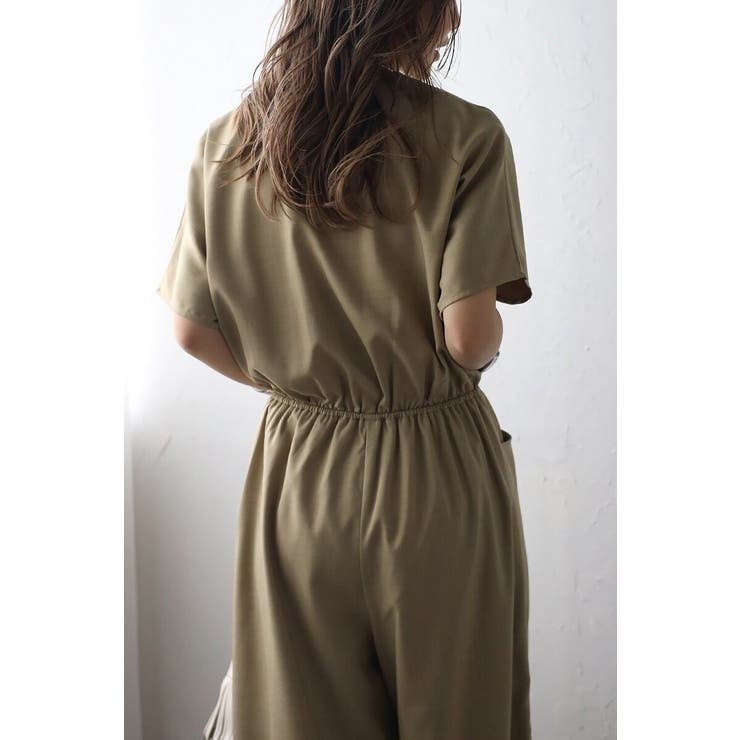 ウエスト切替Vネックオールインワン 77-003799 | BONJOUR SAGAN | 詳細画像30 