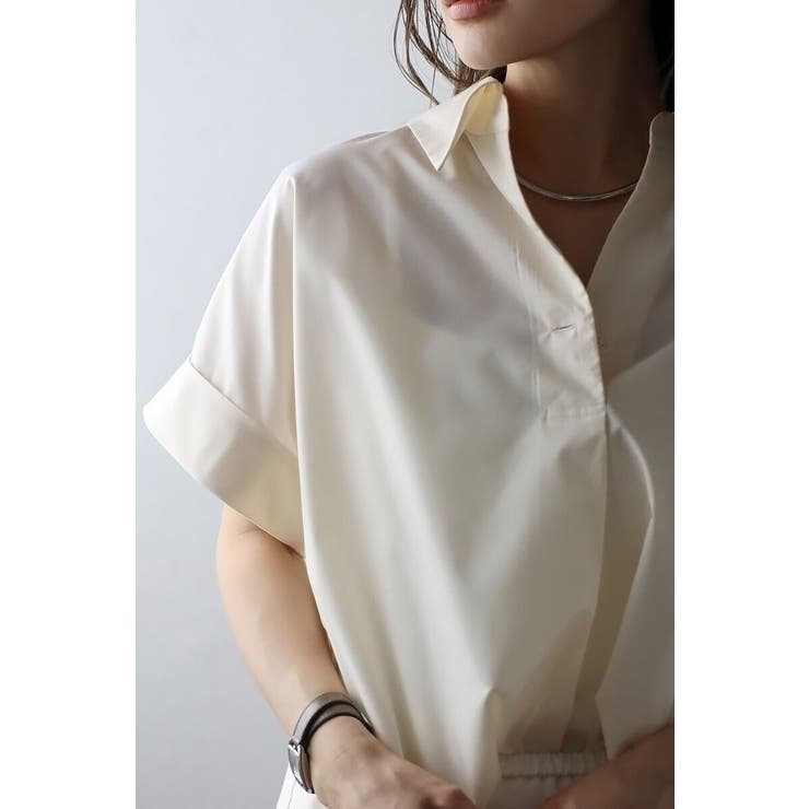 ロールアップスキッパーシャツ 77-003800 | BONJOUR SAGAN | 詳細画像6 