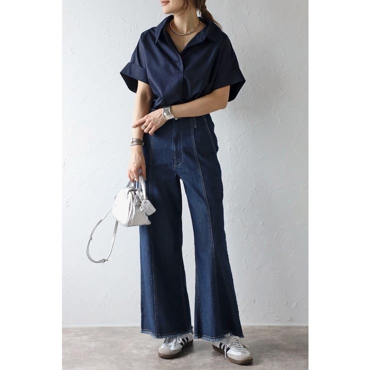 ロールアップスキッパーシャツ 77-003800 | BONJOUR SAGAN | 詳細画像7 