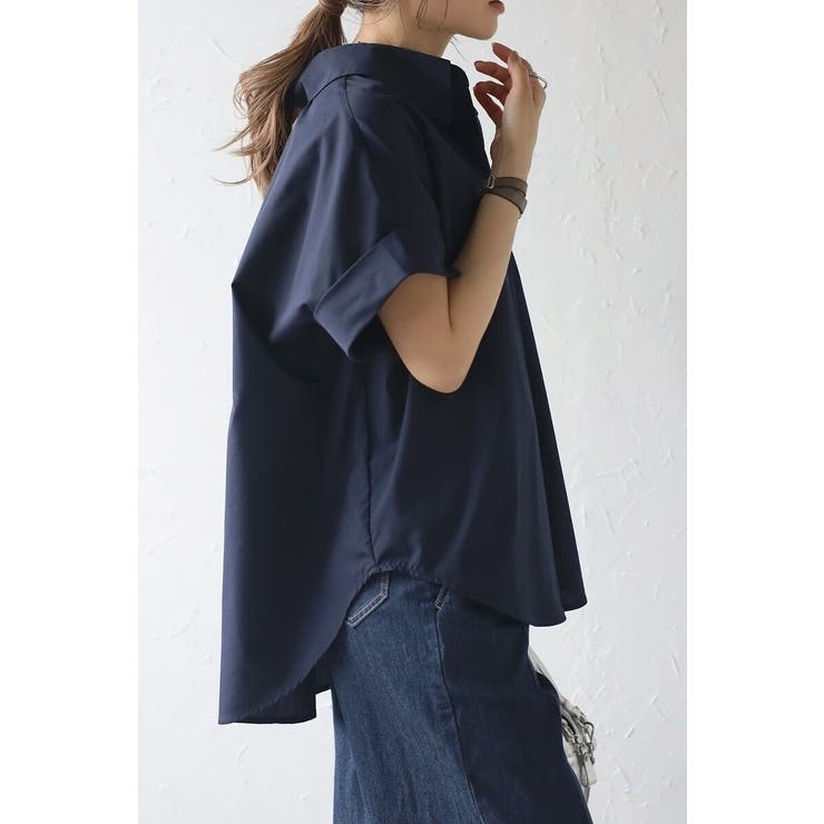 ロールアップスキッパーシャツ 77-003800 | BONJOUR SAGAN | 詳細画像8 