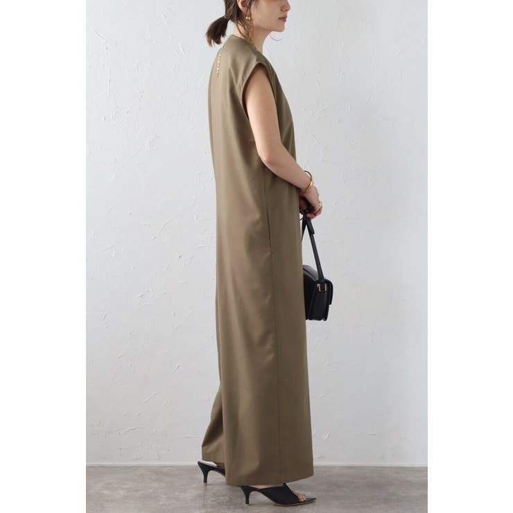 フロントタックVネックオールインワン 77-003813 | BONJOUR SAGAN | 詳細画像3 