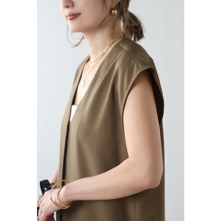 フロントタックVネックオールインワン 77-003813 | BONJOUR SAGAN | 詳細画像8 