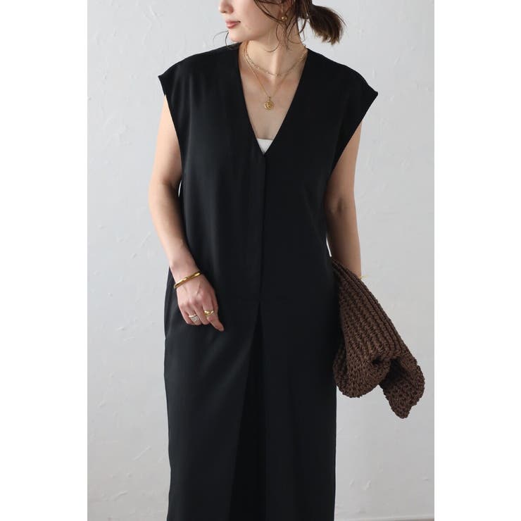 フロントタックVネックオールインワン 77-003813 | BONJOUR SAGAN | 詳細画像13 