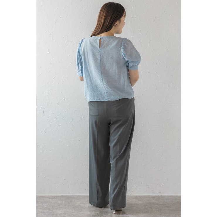 ボリューム半袖シアーブラウス 77-003815 | BONJOUR SAGAN | 詳細画像5 