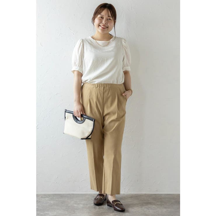 ボリューム半袖シアーブラウス 77-003815 | BONJOUR SAGAN | 詳細画像11 