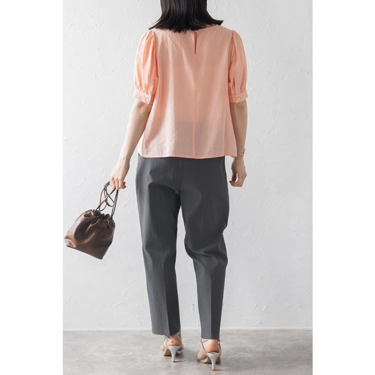 ボリューム半袖シアーブラウス 77-003815 | BONJOUR SAGAN | 詳細画像31 