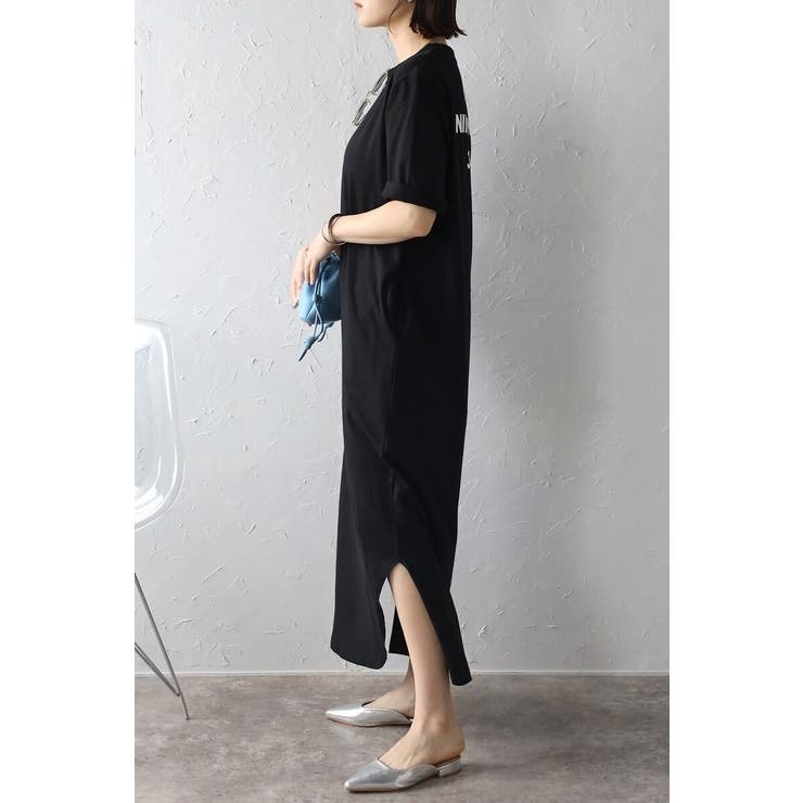 バックナンバープリントTシャツワンピース 77-003816 | BONJOUR SAGAN | 詳細画像32 