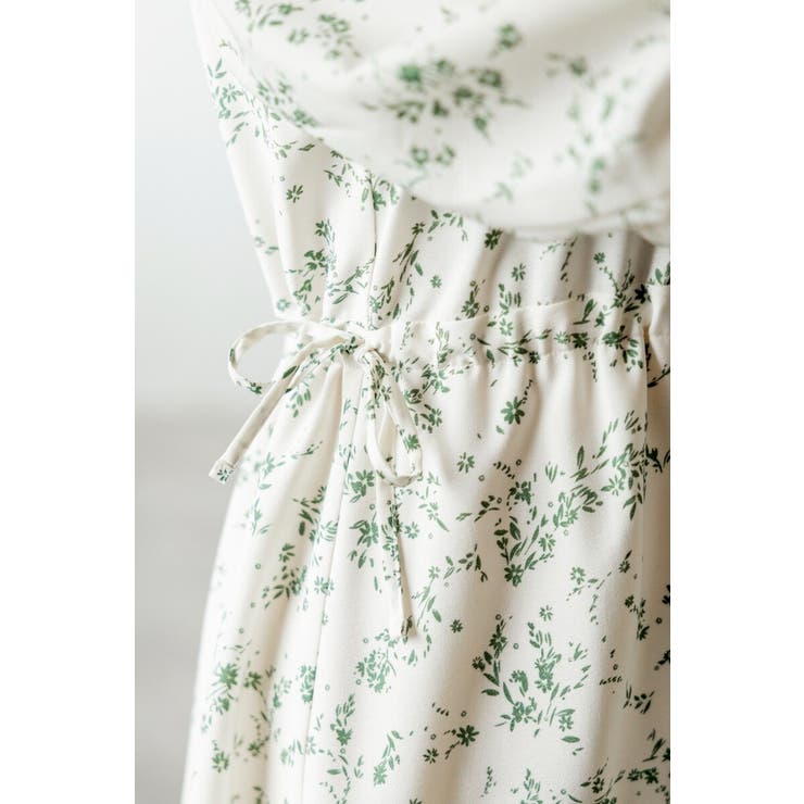 ウエストドロストリボン花柄ワンピース 77-003821 | BONJOUR SAGAN | 詳細画像32 