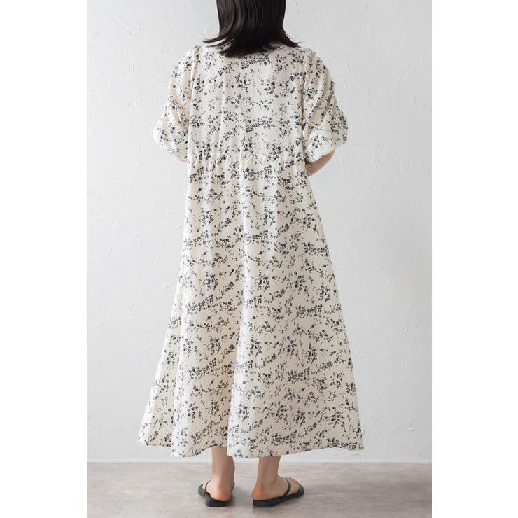 ウエストドロストリボン花柄ワンピース 77-003821 | BONJOUR SAGAN | 詳細画像51 