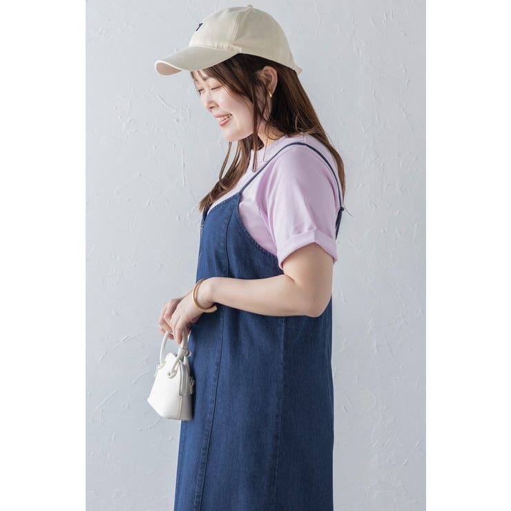 フロントジップデニムキャミワンピース 77-003823 | BONJOUR SAGAN | 詳細画像5 