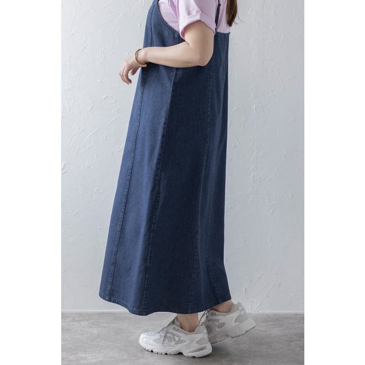 フロントジップデニムキャミワンピース 77-003823 | BONJOUR SAGAN | 詳細画像9 