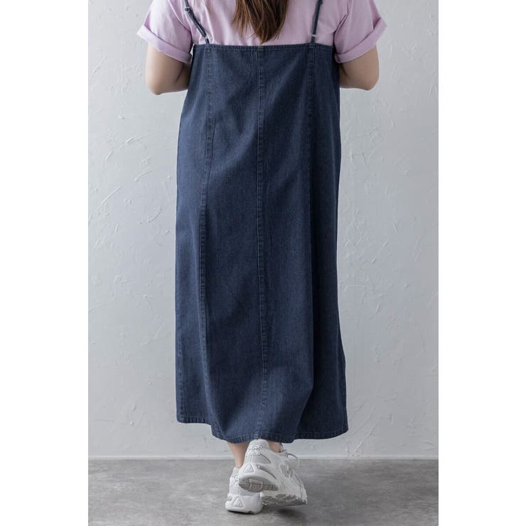 フロントジップデニムキャミワンピース 77-003823 | BONJOUR SAGAN | 詳細画像10 