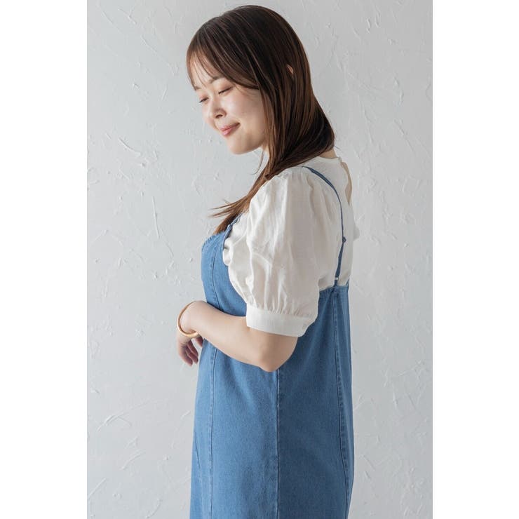 フロントジップデニムキャミワンピース 77-003823 | BONJOUR SAGAN | 詳細画像14 