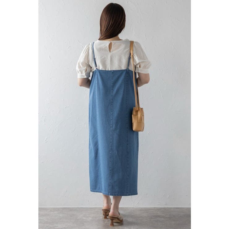 フロントジップデニムキャミワンピース 77-003823 | BONJOUR SAGAN | 詳細画像15 