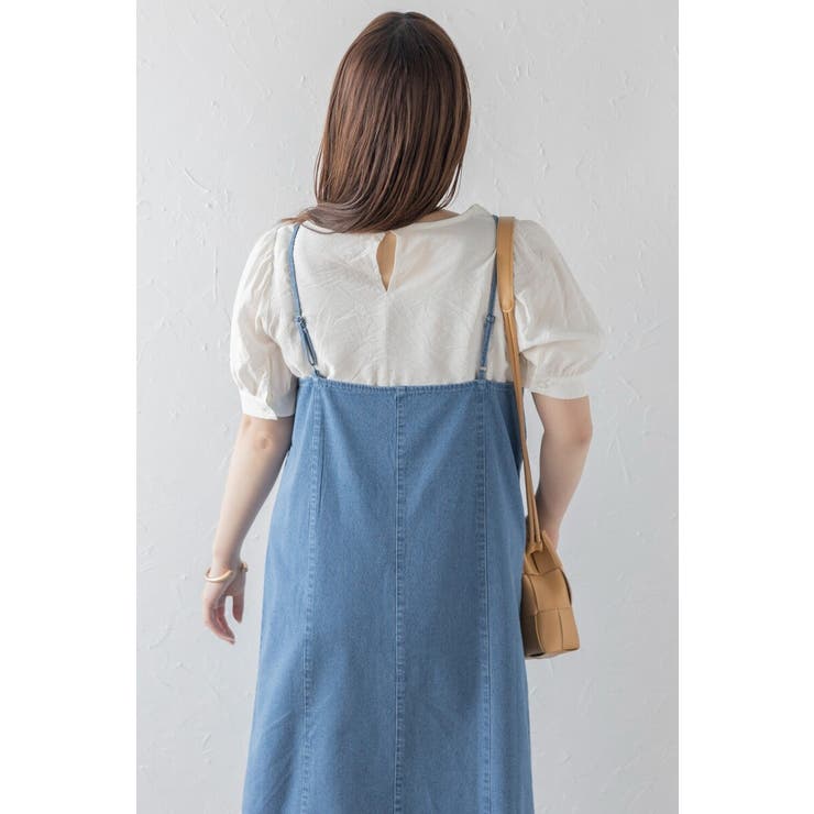 フロントジップデニムキャミワンピース 77-003823 | BONJOUR SAGAN | 詳細画像16 