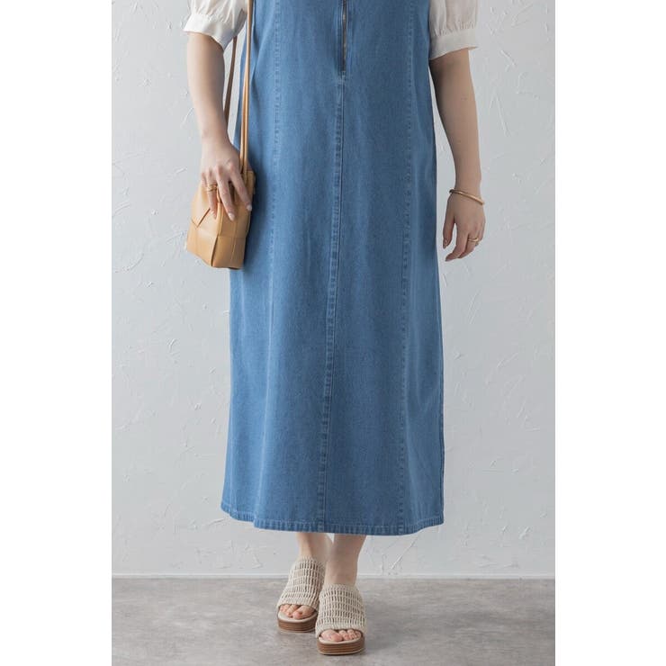 フロントジップデニムキャミワンピース 77-003823 | BONJOUR SAGAN | 詳細画像17 