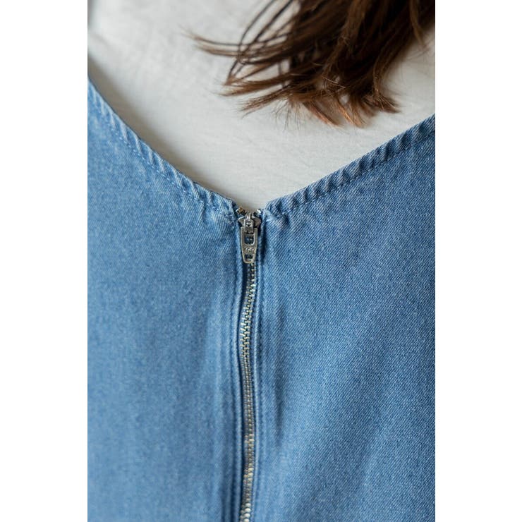 フロントジップデニムキャミワンピース 77-003823 | BONJOUR SAGAN | 詳細画像21 