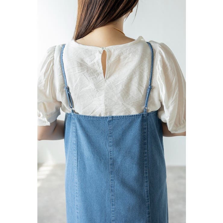 フロントジップデニムキャミワンピース 77-003823 | BONJOUR SAGAN | 詳細画像23 