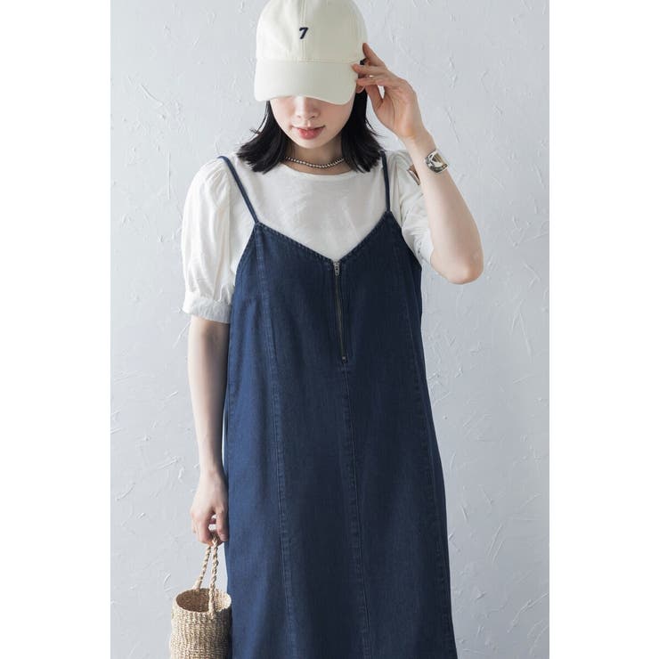 フロントジップデニムキャミワンピース 77-003823 | BONJOUR SAGAN | 詳細画像24 