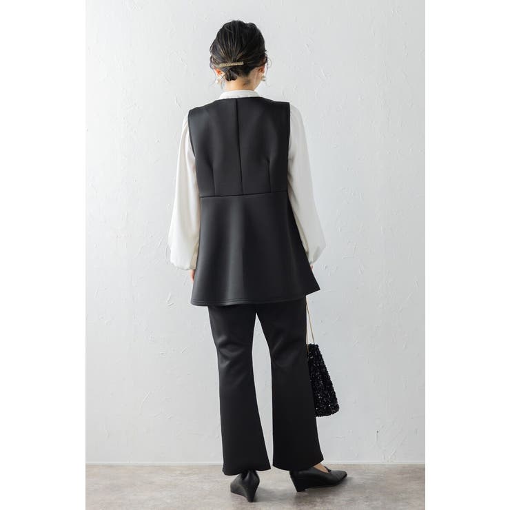 ダンボールポンチペプラムベスト 77-003825 | BONJOUR SAGAN | 詳細画像8 