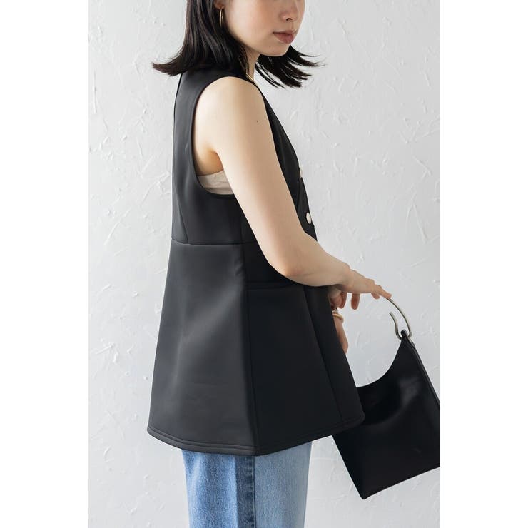 ダンボールポンチペプラムベスト 77-003825 | BONJOUR SAGAN | 詳細画像13 