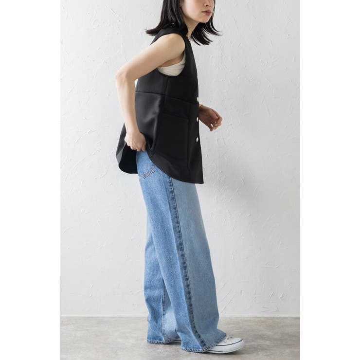 ダンボールポンチペプラムベスト 77-003825 | BONJOUR SAGAN | 詳細画像14 