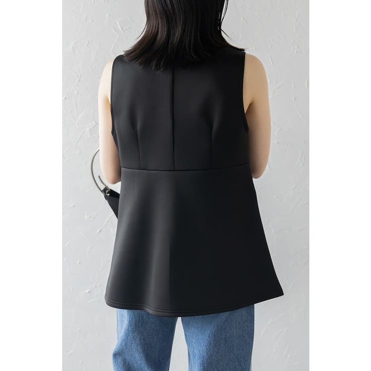 ダンボールポンチペプラムベスト 77-003825 | BONJOUR SAGAN | 詳細画像15 