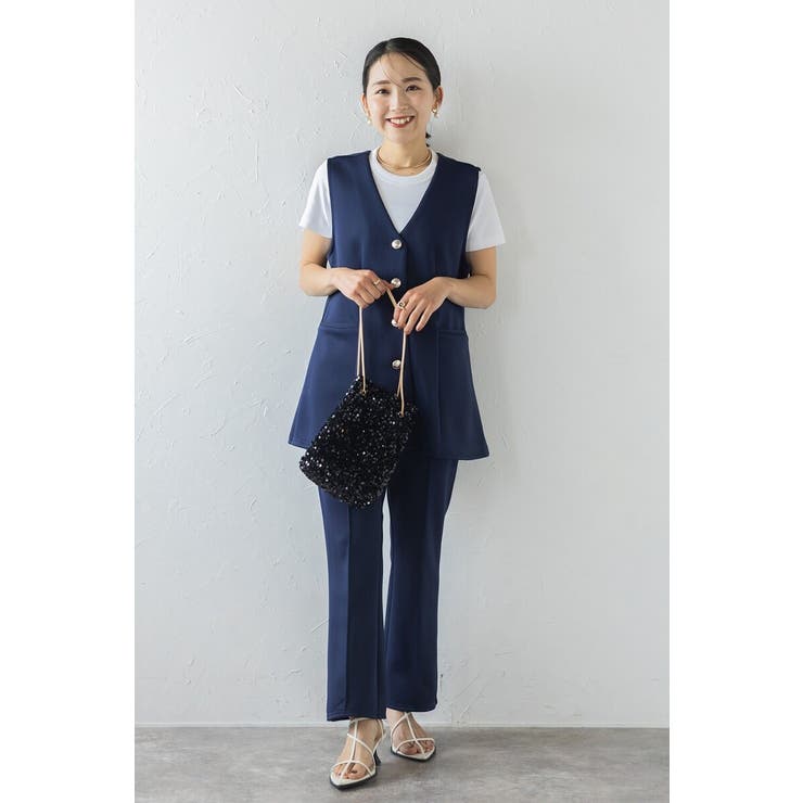 ダンボールポンチペプラムベスト 77-003825 | BONJOUR SAGAN | 詳細画像17 