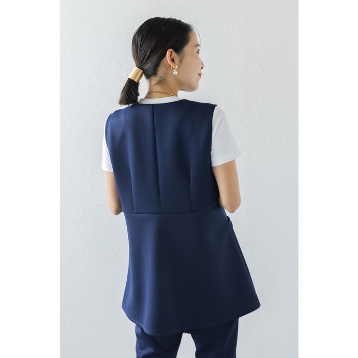ダンボールポンチペプラムベスト 77-003825 | BONJOUR SAGAN | 詳細画像20 