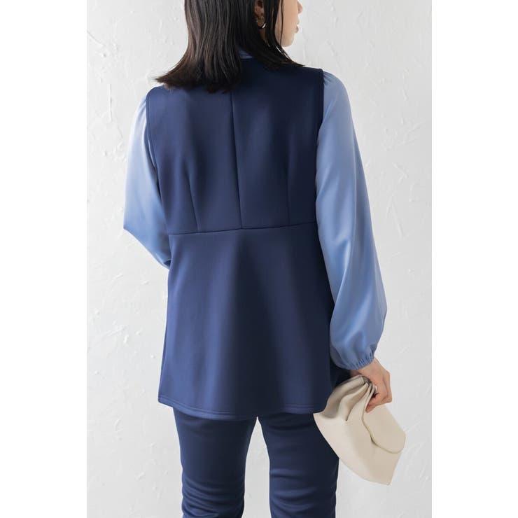 ダンボールポンチペプラムベスト 77-003825 | BONJOUR SAGAN | 詳細画像27 