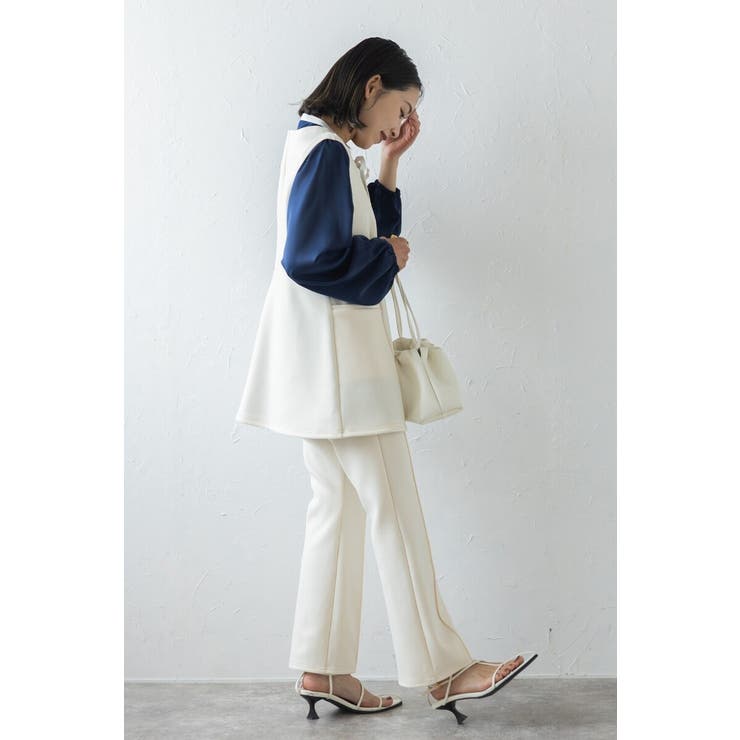 ダンボールポンチペプラムベスト 77-003825 | BONJOUR SAGAN | 詳細画像33 