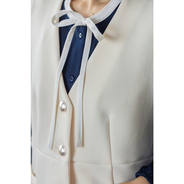 ダンボールポンチペプラムベスト 77-003825 | BONJOUR SAGAN | 詳細画像36 